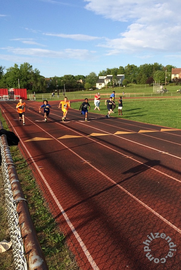 Z.E.N. running at a track meet.
