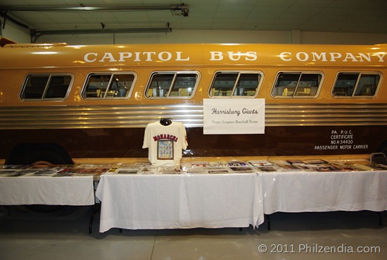 Negro League Baseball Team bus