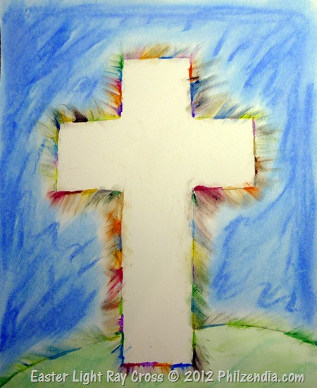 Easter Light Ray Cross