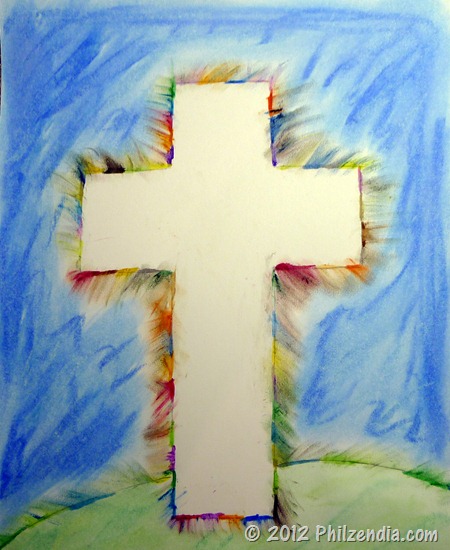 Easter Light Ray Cross
