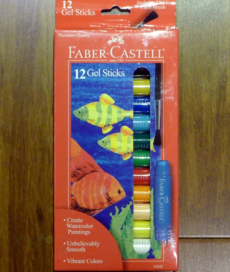 faber-castell watercolor gel sticks 