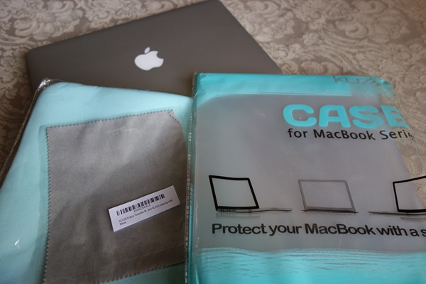 The protective cases for my MacBook Pro have arrived.