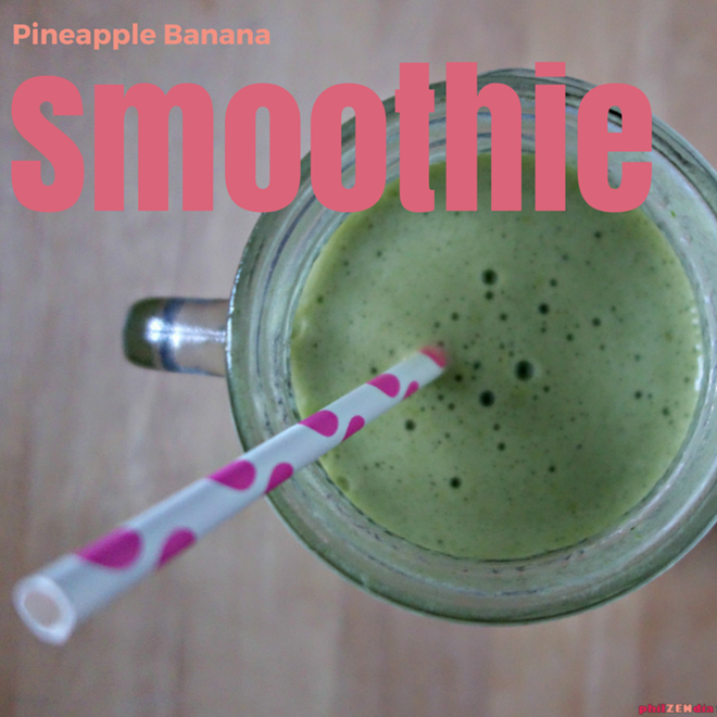 Pineapple Banana Smoothie Recipe (1)