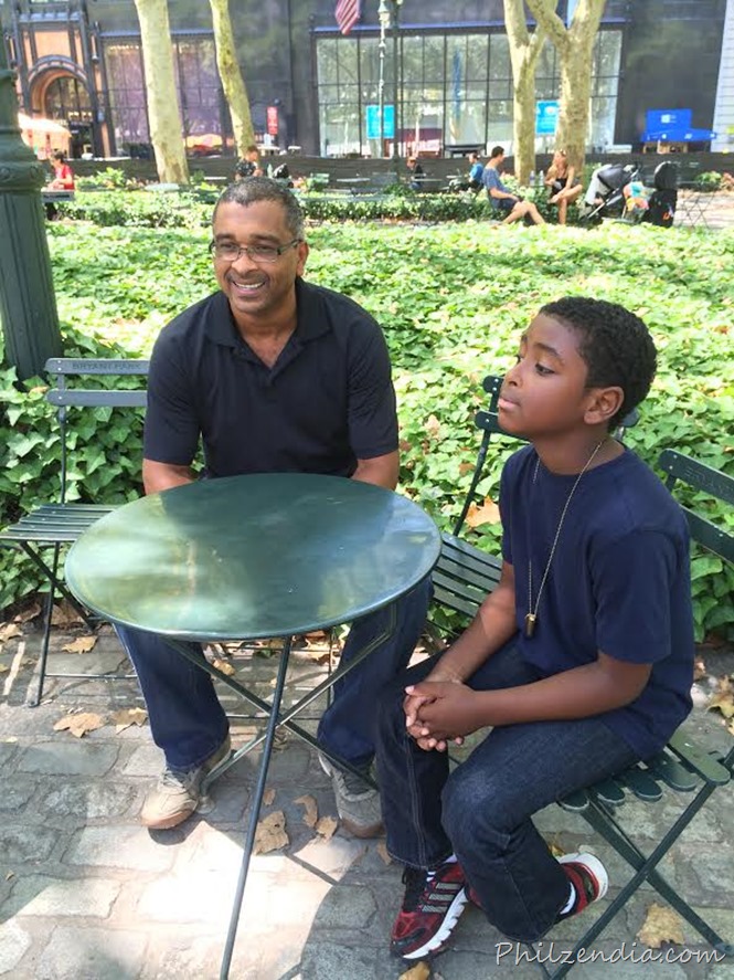 Phil and Z.E.N. Bryant Park
