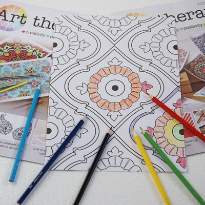 Art Therapie collection Magazine - coloring Books for Adults