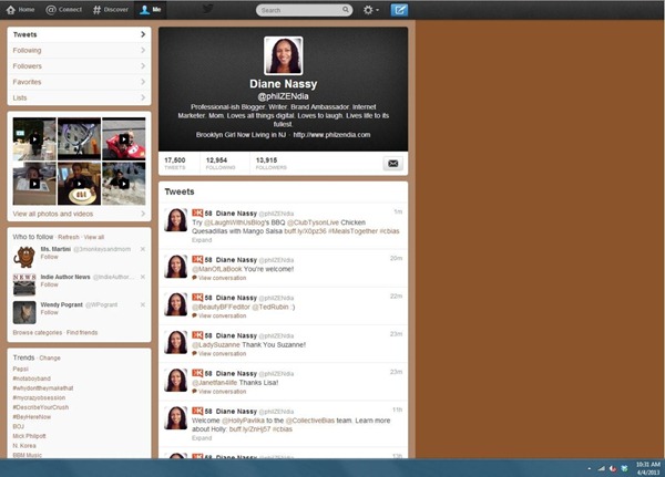 Screenshot of Philzendia Twitter Profile as of 4-4-13
