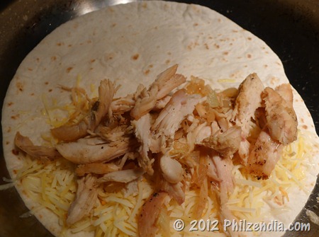 Easy Quesadillas Recipe - cooking the quesadillas