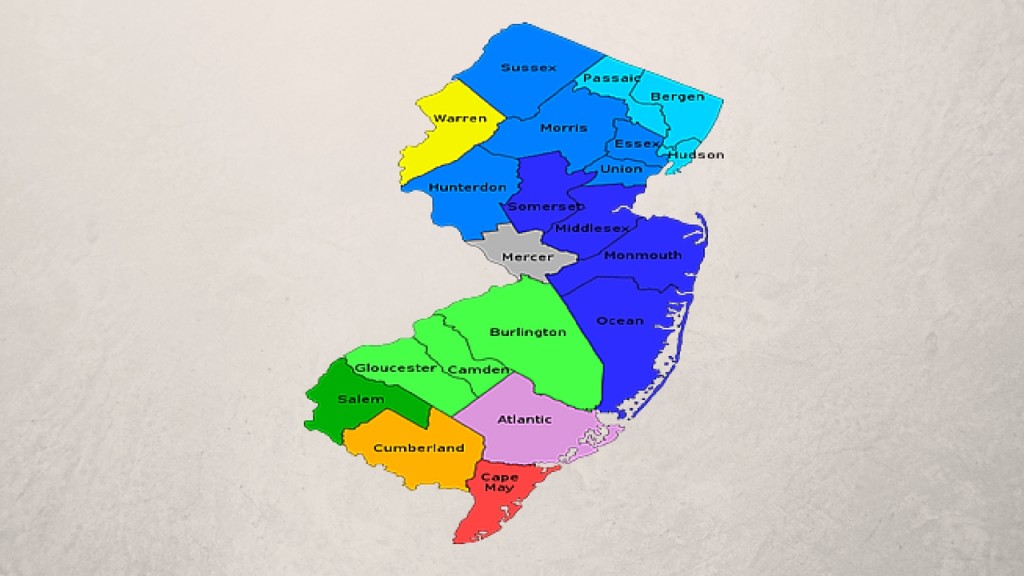 map of NJ counties