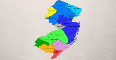 map of NJ counties