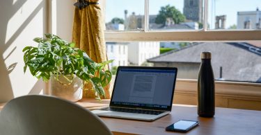 working from home dedicated workspace