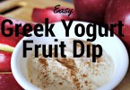 easy greek yogurt fruit dip