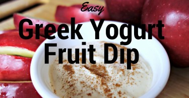 easy greek yogurt fruit dip