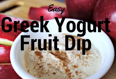 easy greek yogurt fruit dip