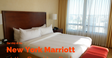 Our stay at the at the New York Marriott at the Brooklyn Bridge