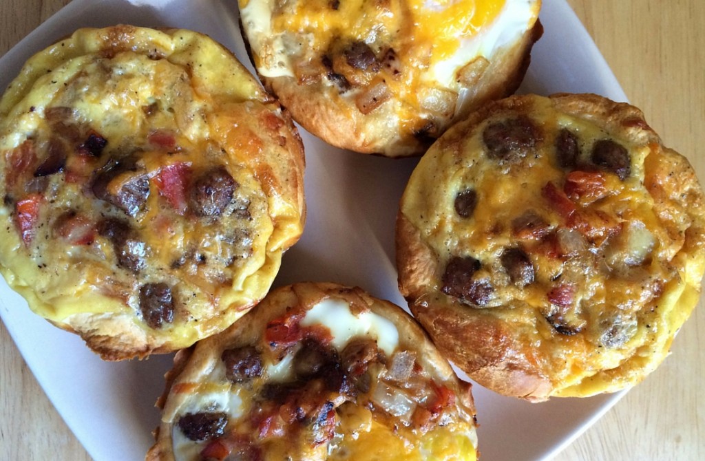 Sausage & Egg Croissant Muffins (2)