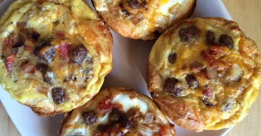 Sausage & Egg Croissant Muffins (2)