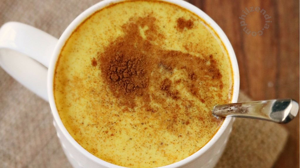 Turmeric golden milk recipe