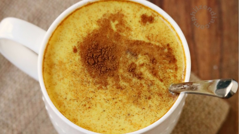 Turmeric golden milk recipe
