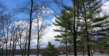 The lake at Woodloch Pines