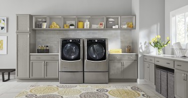 The LG Twin Wash and Sidekick Laundry Pair is energey efficient and can help lower your energy bill