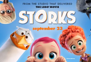 Storks movie banner