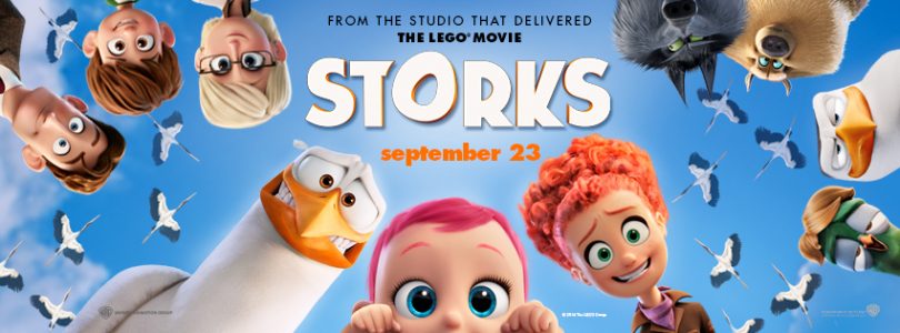 Storks movie banner