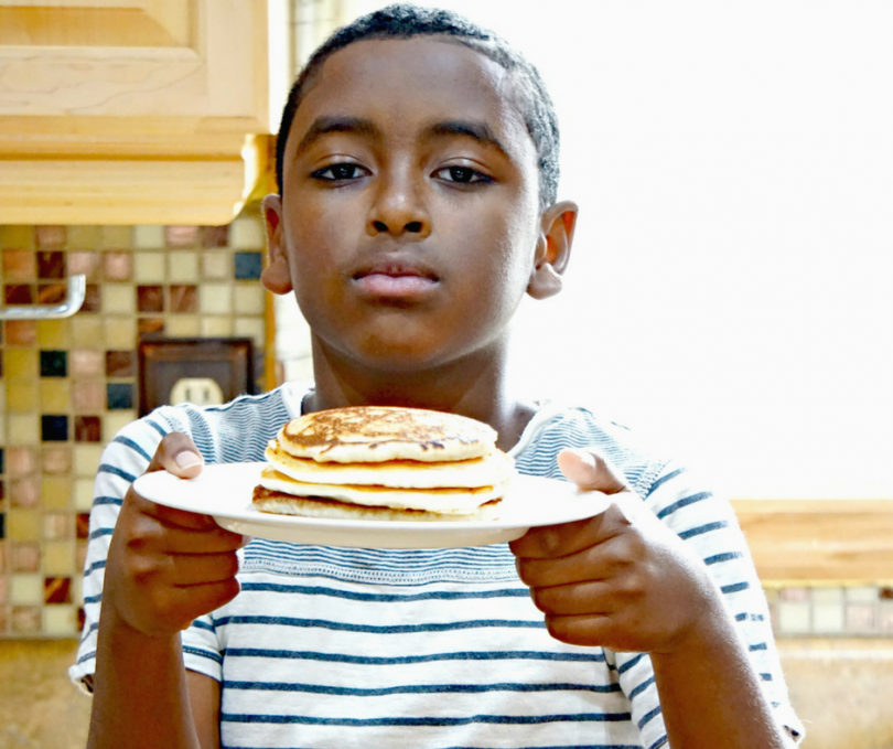 zen made pancakes