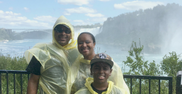 Journey behind the falls at Niagara Falls Canadian side.