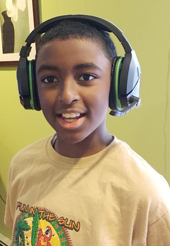 Loving his new WLoving his new Turtle Beach Stealth 700 Gaming Headset for Xbox One