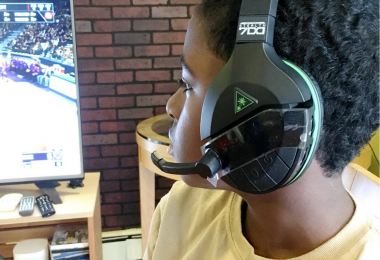 playing video games