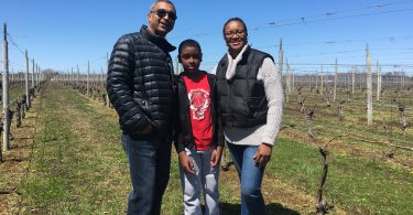 The family at The family at Osprey's Dominion Vineyards